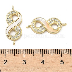 Подвески-коннекторы Infinity Links из натуральной ракушки&nbsp;KK-A282-03B-G