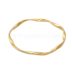 Витые браслеты из нержавеющей стали 304 для женщин&nbsp;BJEW-Q040-07G