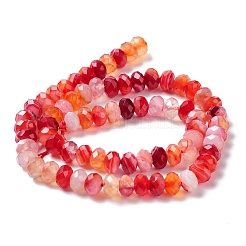 Натуральный полосатый агат / полосатые агатовые бусы&nbsp;G-E605-A02-02E