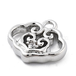 Латунные микро проложить кубического циркония подвески&nbsp;KK-H511-01P-02