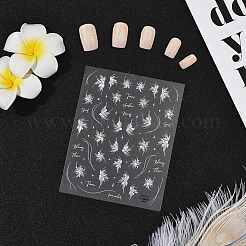 Наклейки для дизайна ногтей с изображением феи и животных и стразами&nbsp;MRMJ-WH20017-010B