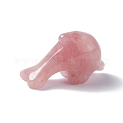 Натуральный розы украшения кварц дисплей&nbsp;DJEW-G031-01E