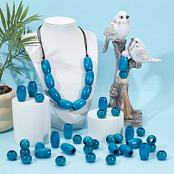 150 шт. 2 стиля деревянных европейских бусин&nbsp;WOOD-NB0003-06