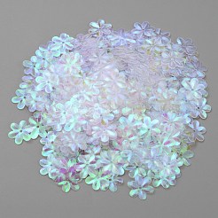 Радужные бусины из ПВХ с пайетками/пайетками&nbsp;KY-WH0046-100C