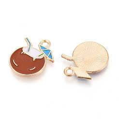 Подвески из сплава и эмали на пляжную тематику&nbsp;ENAM-T022-33C