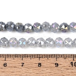 Антикоррозийные гальванические стеклянные бусины&nbsp;GLAA-N064-6mm-01