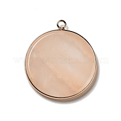 Натуральные розовые авантюрные подвески&nbsp;G-A213-01G-03