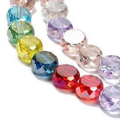 Стеклянные бусины с гальваническим покрытием &nbsp;EGLA-P066-05A-02