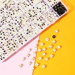 1260шт diy наборы растягивающихся браслетов из акриловых бусин на день детей&nbsp;DIY-YW0002-31