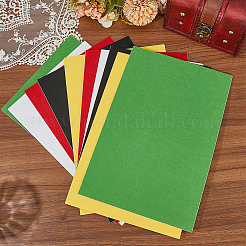 10 шт. 5-х цветная прямоугольная самоклеящаяся фетровая ткань&nbsp;DIY-CY0002-28