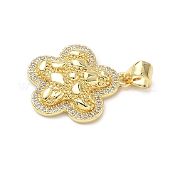 Латунные микро проложить кубического циркония подвески&nbsp;KK-I379-09G