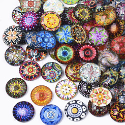 Кабошоны из стекла&nbsp;GGLA-R040-12mm-08