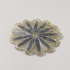 Ткань со стразами утюжить/пришить заплатки&nbsp;DIY-WH20004-05A