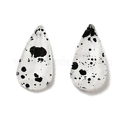 Кабошоны из смолы с точечным узором&nbsp;LS-MRMJ-G015-05