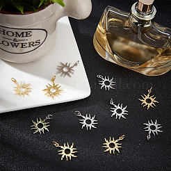 16шт 2 цвета латунные подвески&nbsp;KK-CA0001-56