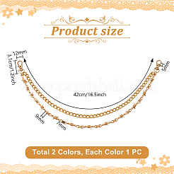 Двухслойные цепи из цинкового сплава и алюминиевой колючей проволоки&nbsp;HJEW-PH02274