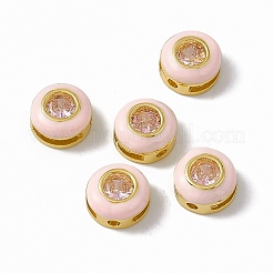 Стойки обшивки латунь кубического циркония бусы&nbsp;KK-C007-15G-05