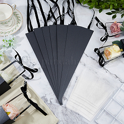 Треугольные бумажные пакеты для упаковки букетов&nbsp;ABAG-WH0045-24C