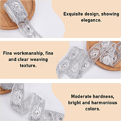 Вышивка полиэфирными лентами&nbsp;SRIB-WH20020-046A