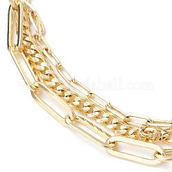 Латунные скрепки браслеты&nbsp;BJEW-JB11808