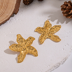 Серьги-гвоздики в форме морской звезды из нержавеющей стали 304&nbsp;FR8971