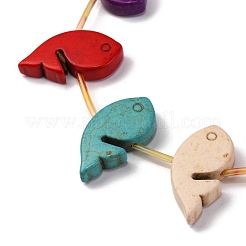 Синтетических нитей бирюзовые бусы G-C147-13B