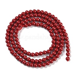 Синтетических нитей бирюзовые бусы&nbsp;G-U004-02R