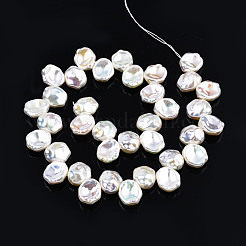 Абс пластик имитация жемчуга бусины пряди&nbsp;KY-N015-12-A04