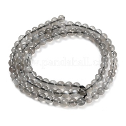 Натуральный черный лунный камень бисер пряди&nbsp;G-L631-A05-4mm