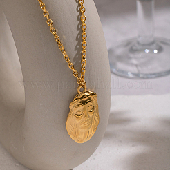 Винтажные подвески-ожерелья с Иисусом из нержавеющей стали 304 для женщин&nbsp;RN7674