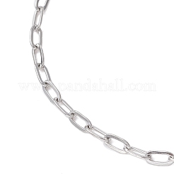 Изготовление браслета-слайдера из цепочки-скрепки из нержавеющей стали 304 толщиной 2.5 мм&nbsp;AJEW-JB01402