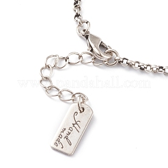 Браслеты-цепочки из латуни&nbsp;BJEW-H537-08AS