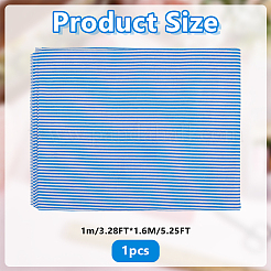 1 шт. хлопчатобумажной ткани с полосатым узором&nbsp;DIY-DR0002-63B