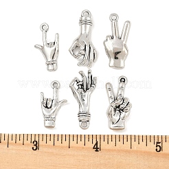 15шт 3 стиля подвески из сплава в тибетском стиле&nbsp;TIBE-FP0001-21