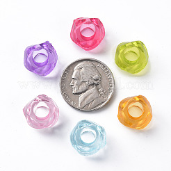 Прозрачного акрилового Европейский бисером MACR-S373-56B