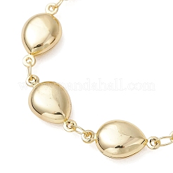 Браслеты-цепочки из нержавеющей стали 304 в форме капли для женщин&nbsp;BJEW-JB13427