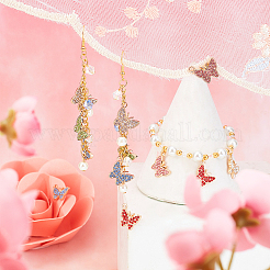 20шт 5 цвета подвески из сплава с покрытием стойки&nbsp;ALRI-SC0001-19