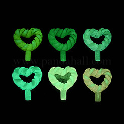 Светящиеся и матовые прозрачные кабошоны из смолы&nbsp;X-RESI-T026-09M