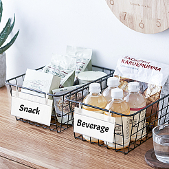 Прямоугольный пвх ценник знак держатель этикетки&nbsp;LS-KY-WH0046-61