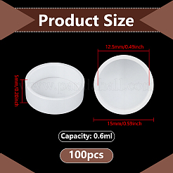 100шт пластиковые пустые емкости для акварели&nbsp;KY-PH0002-23