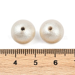 Сжатые хлопковые жемчужные бусы&nbsp;WOVE-V001-A02-12mm