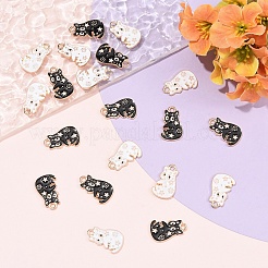 10шт 2 цвета сплава эмалевые подвески&nbsp;ENAM-YW0008-51