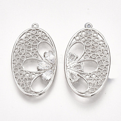 Латунные филигранные подвески&nbsp;KK-T038-331P