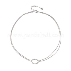 Цепочка-змейка из нержавеющей стали 304&nbsp;NJEW-JN05885