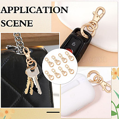 8 шт. Поворотные застежки из сплава&nbsp;HJEW-ME00048