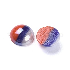 Непрозрачные стеклянные кабошоны&nbsp;LS-X-GGLA-S038-12F-8mm