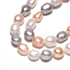 Нити из натурального культивированного пресноводного жемчуга&nbsp;PEAR-N014-09A-02