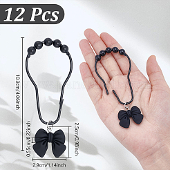 12шт железные кольца для занавески для душа для ванной комнаты&nbsp;HJEW-NB00295