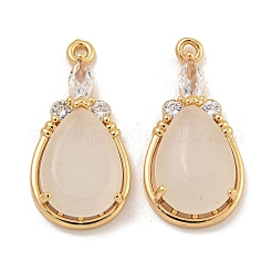 Стойки обшивки латунь микро проложить Циркон подвеску&nbsp;KK-U035-01M