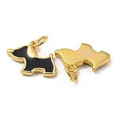 Латунь эмаль подвески&nbsp;KK-E093-01G-02